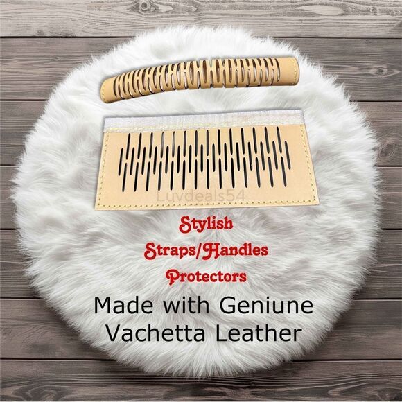 Straps/Handles Protector/Cover 
Geniune Vachetta Leather. - Picture 6 of 8